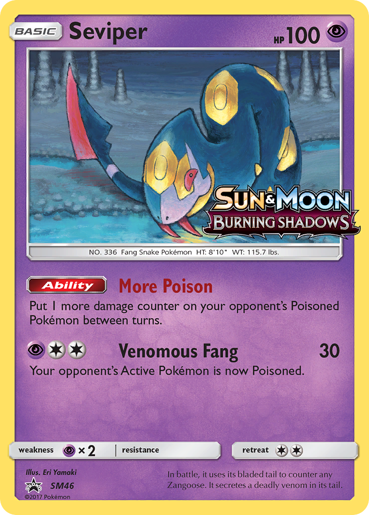Seviper (SM46) [Sun & Moon: Black Star Promos] | Odin's Place