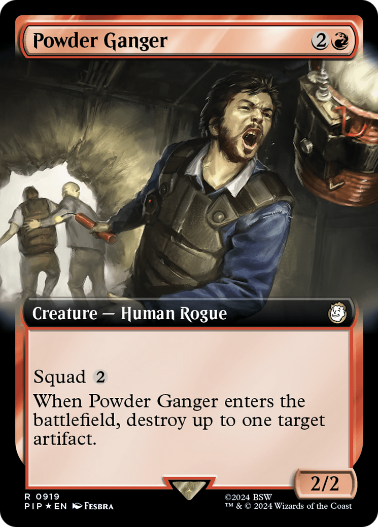 Powder Ganger (Extended Art) (Surge Foil) [Fallout] | Odin's Place