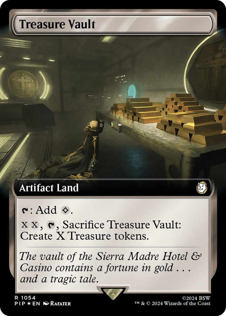 Treasure Vault (Extended Art) (Surge Foil) [Fallout] | Odin's Place