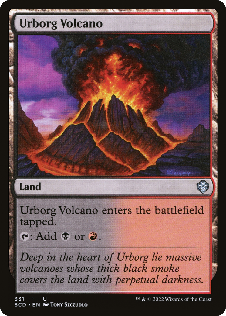 Urborg Volcano [Starter Commander Decks] | Odin's Place
