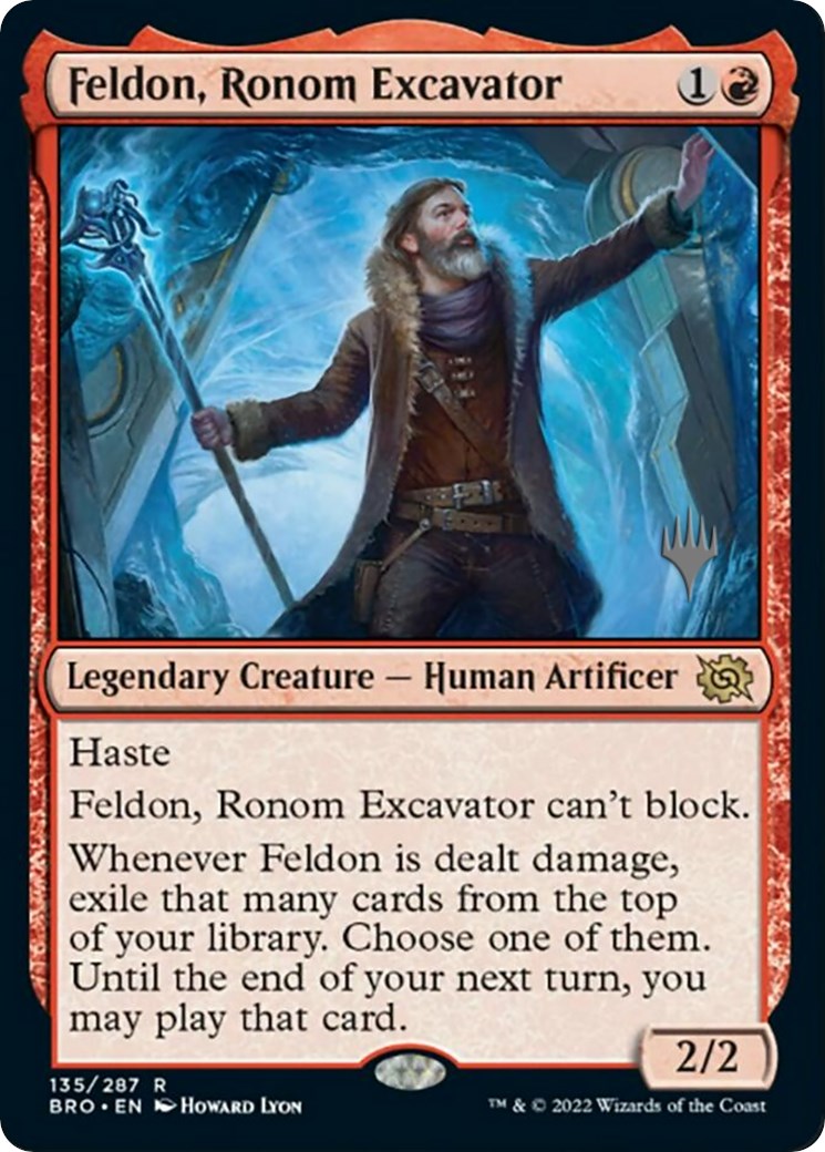 Feldon, Ronom Excavator (Promo Pack) [The Brothers' War Promos] | Odin's Place