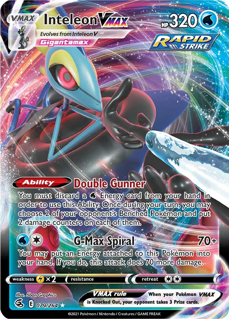 Inteleon VMAX (079/264) [Sword & Shield: Fusion Strike] | Odin's Place
