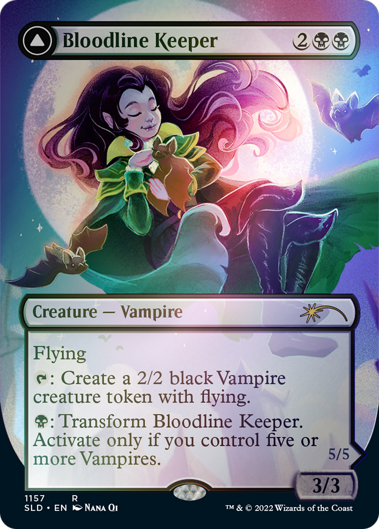 Bloodline Keeper // Lord of Lineage (Borderless) [Secret Lair: From Cute to Brute] | Odin's Place