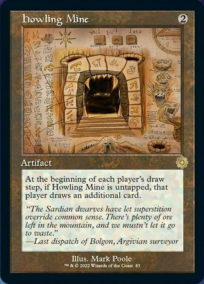Howling Mine (Retro Schematic) [The Brothers' War Retro Artifacts] | Odin's Place