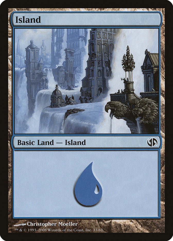 Island (33) [Duel Decks: Jace vs. Chandra] | Odin's Place