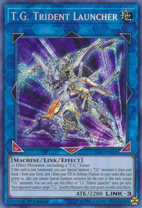 T.G. Trident Launcher [SAST-EN050] Secret Rare | Odin's Place