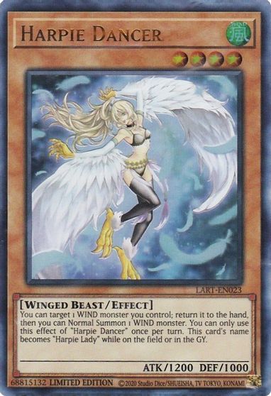 Harpie Dancer [LART-EN023] Ultra Rare | Odin's Place
