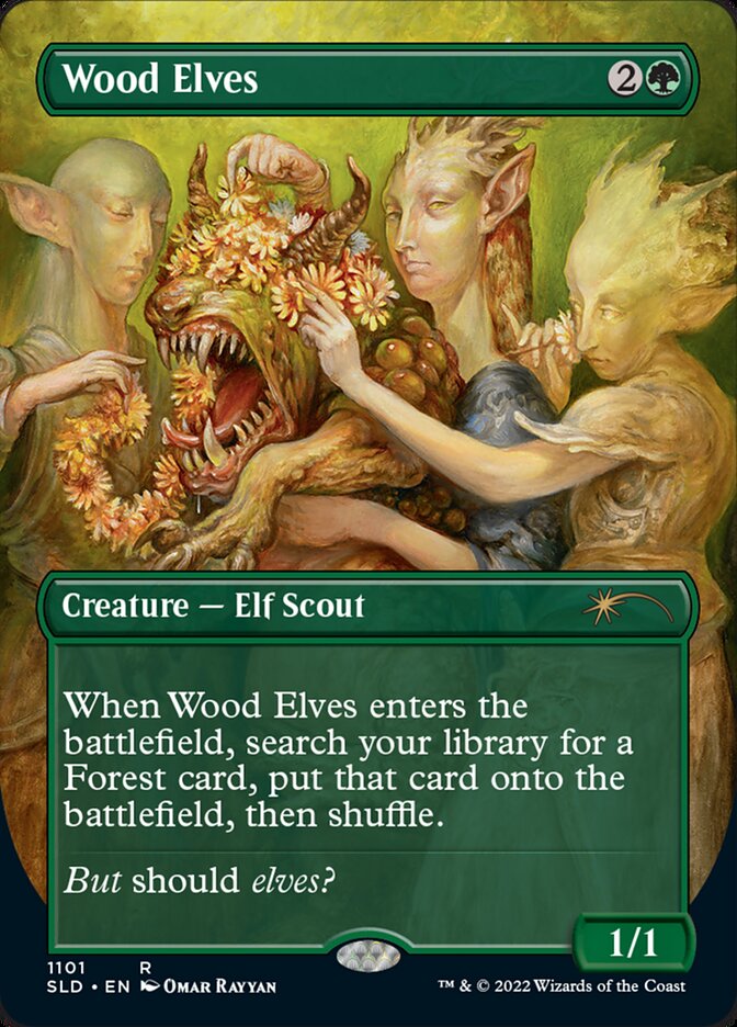 Wood Elves (Borderless) [Secret Lair Drop Series] | Odin's Place