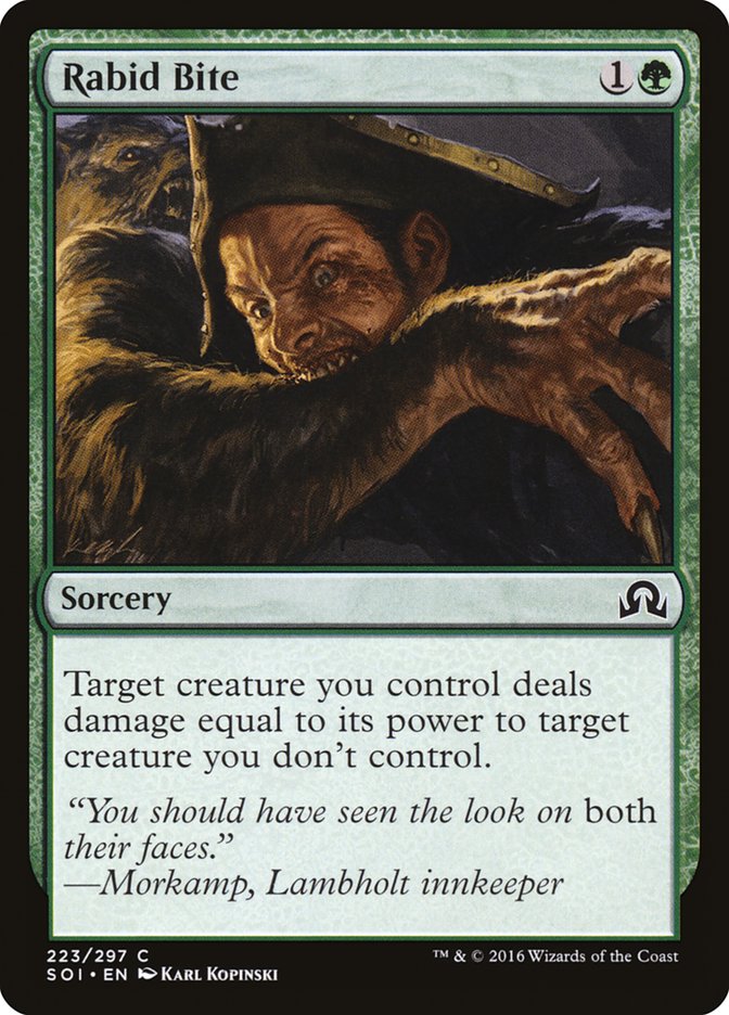 Rabid Bite (223) [Shadows over Innistrad] | Odin's Place