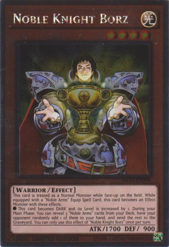 Noble Knight Borz [NKRT-EN009] Platinum Rare | Odin's Place