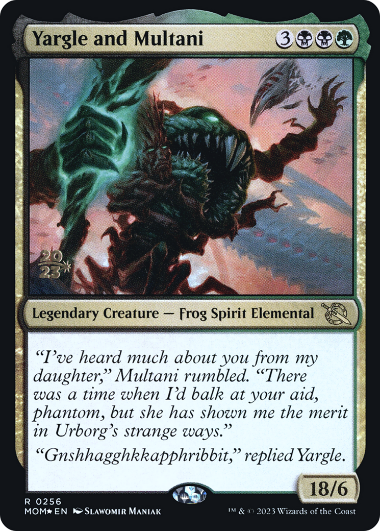 Yargle and Multani [March of the Machine Prerelease Promos] | Odin's Place
