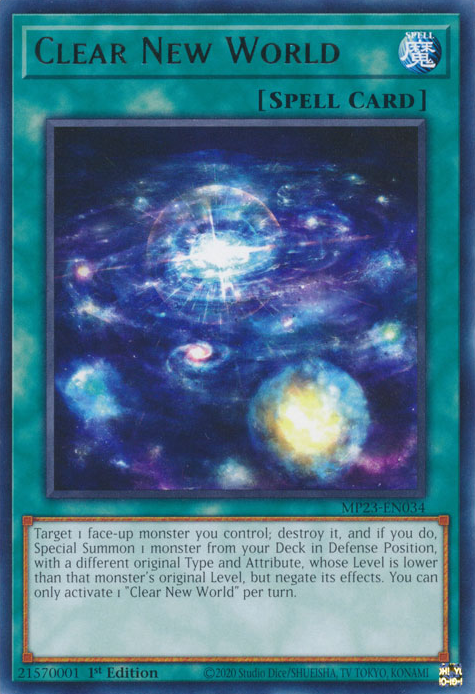 Clear New World [MP23-EN034] Rare | Odin's Place