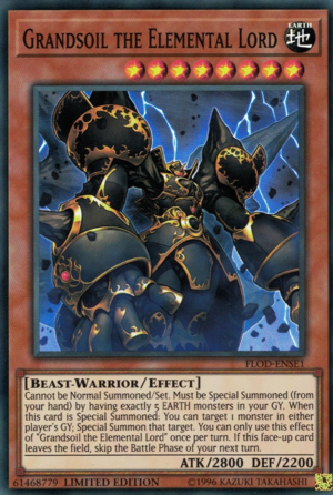 Grandsoil the Elemental Lord [FLOD-ENSE1] Super Rare | Odin's Place