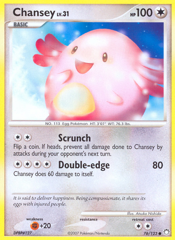 Chansey (76/123) [Diamond & Pearl: Mysterious Treasures] | Odin's Place
