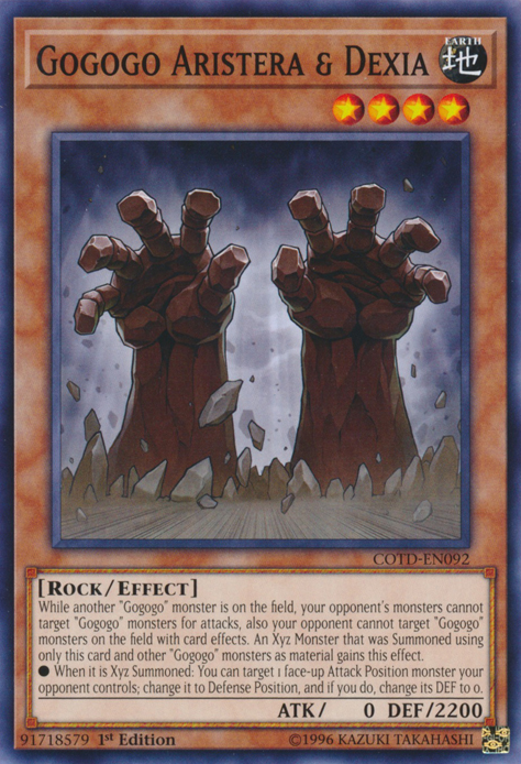Gogogo Aristera & Dexia [COTD-EN092] Common | Odin's Place