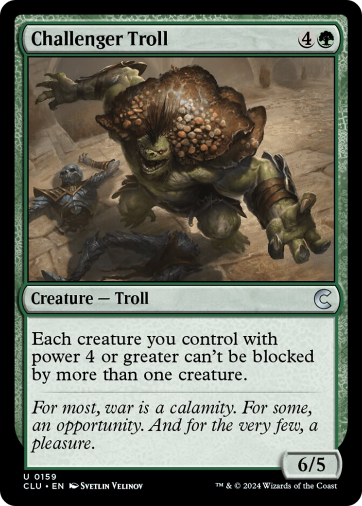 Challenger Troll [Ravnica: Clue Edition] | Odin's Place