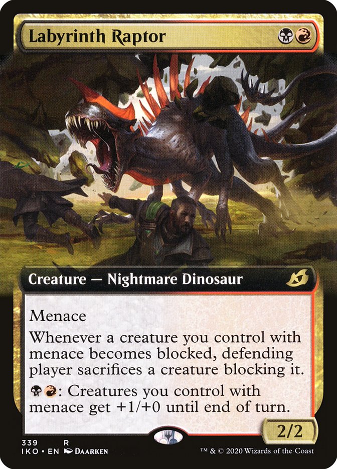 Labyrinth Raptor (Extended Art) [Ikoria: Lair of Behemoths] | Odin's Place