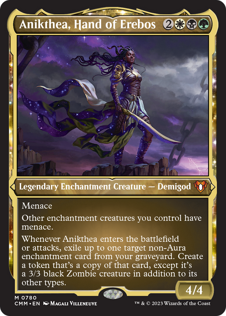 Anikthea, Hand of Erebos (Display Commander) (Foil Etched) [Commander Masters] | Odin's Place