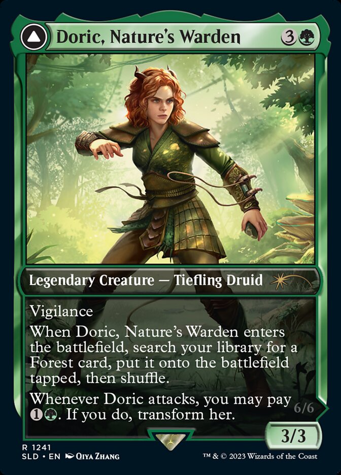 Doric, Nature's Warden // Doric, Owlbear Avenger [Secret Lair Drop Series] | Odin's Place