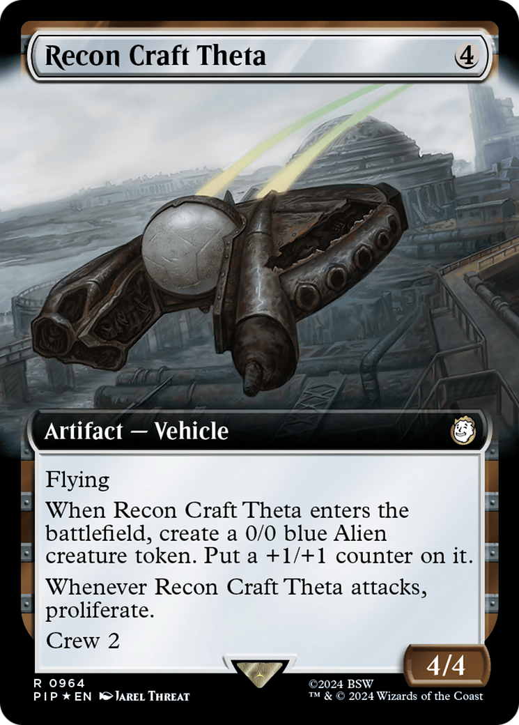 Recon Craft Theta (Extended Art) (Surge Foil) [Fallout] | Odin's Place