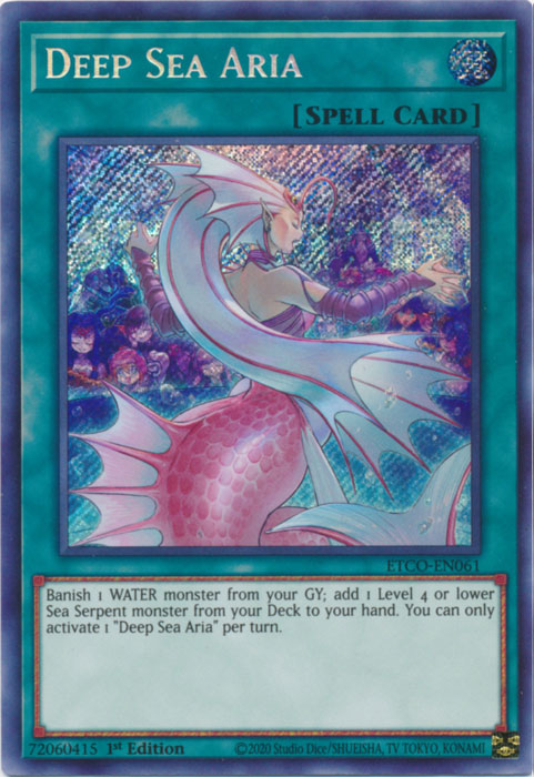 Deep Sea Aria [ETCO-EN061] Secret Rare | Odin's Place