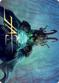 Masked Vandal Art Card (Gold-Stamped Signature) [Kaldheim Art Series] | Odin's Place
