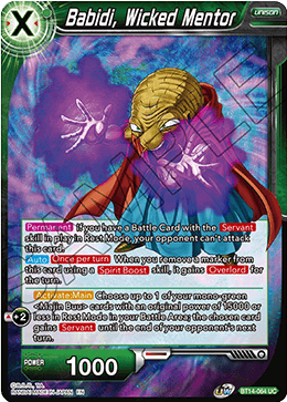 Babidi, Wicked Mentor (BT14-064) [Cross Spirits] | Odin's Place