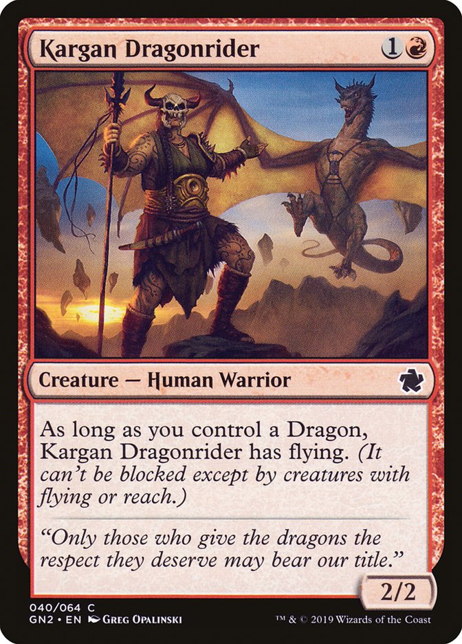 Kargan Dragonrider [Game Night 2019] | Odin's Place