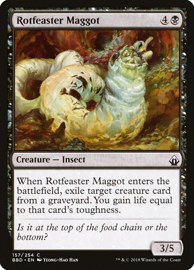 Rotfeaster Maggot (157) [Battlebond] | Odin's Place