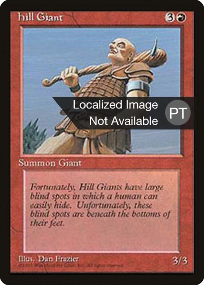 Hill Giant [Fourth Edition (Foreign Black Border)] | Odin's Place