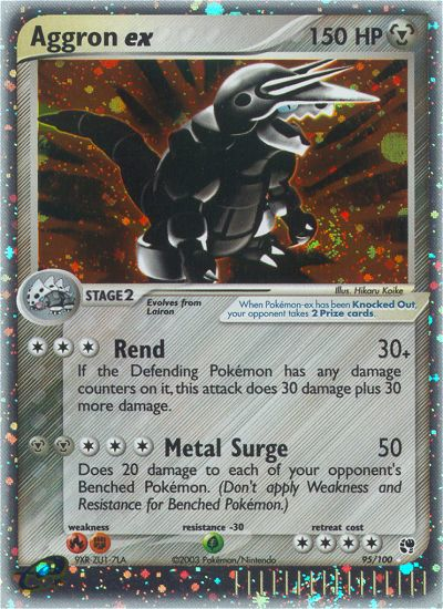 Aggron ex (95/100) [EX: Sandstorm] | Odin's Place