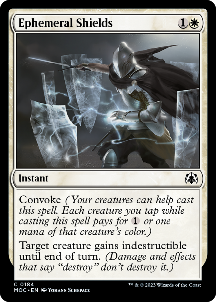 Ephemeral Shields [March of the Machine Commander] | Odin's Place