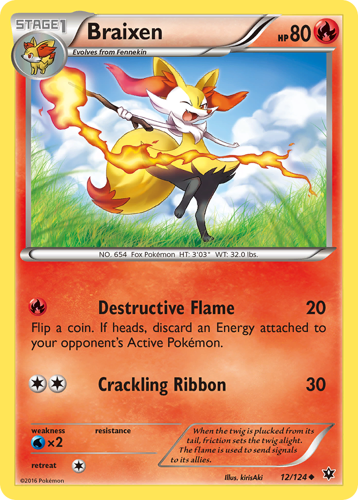 Braixen (12/124) [XY: Fates Collide] | Odin's Place