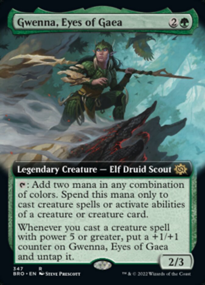 Gwenna, Eyes of Gaea (Extended Art) [The Brothers' War] | Odin's Place