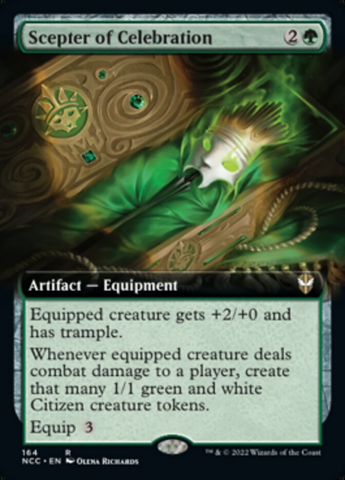 Scepter of Celebration (Extended Art) [Streets of New Capenna Commander] | Odin's Place