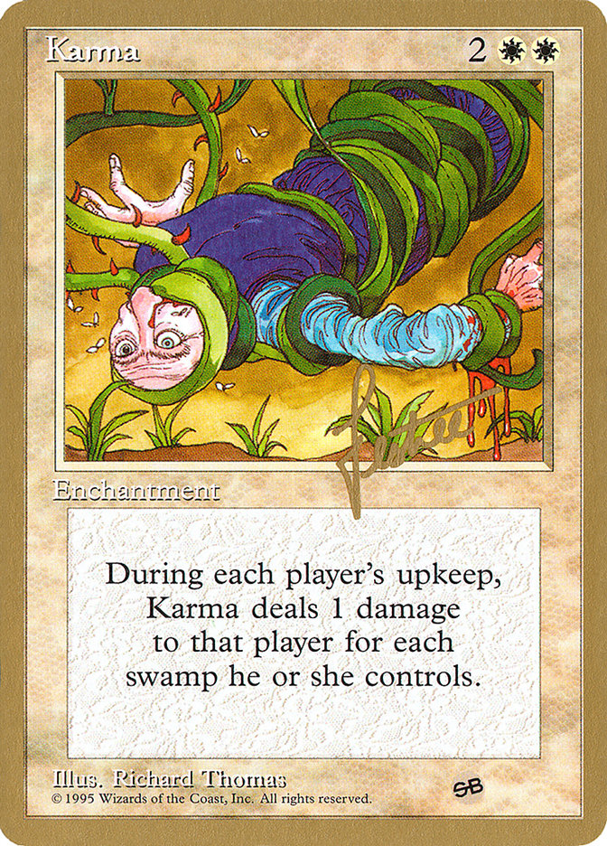 Karma (Bertrand Lestree) (SB) [Pro Tour Collector Set] | Odin's Place