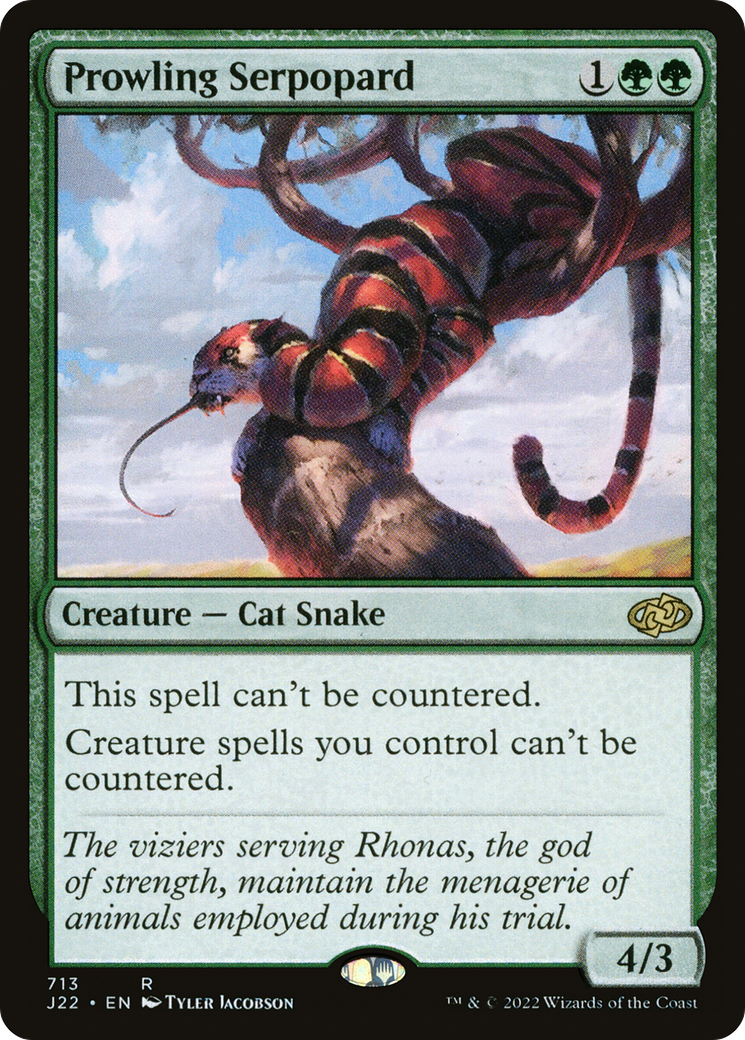 Prowling Serpopard [Jumpstart 2022] | Odin's Place