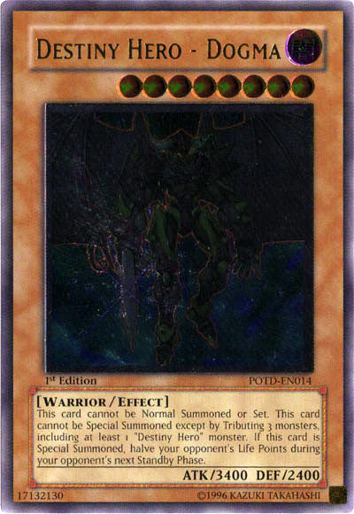 Destiny Hero - Dogma [POTD-EN014] Ultimate Rare | Odin's Place