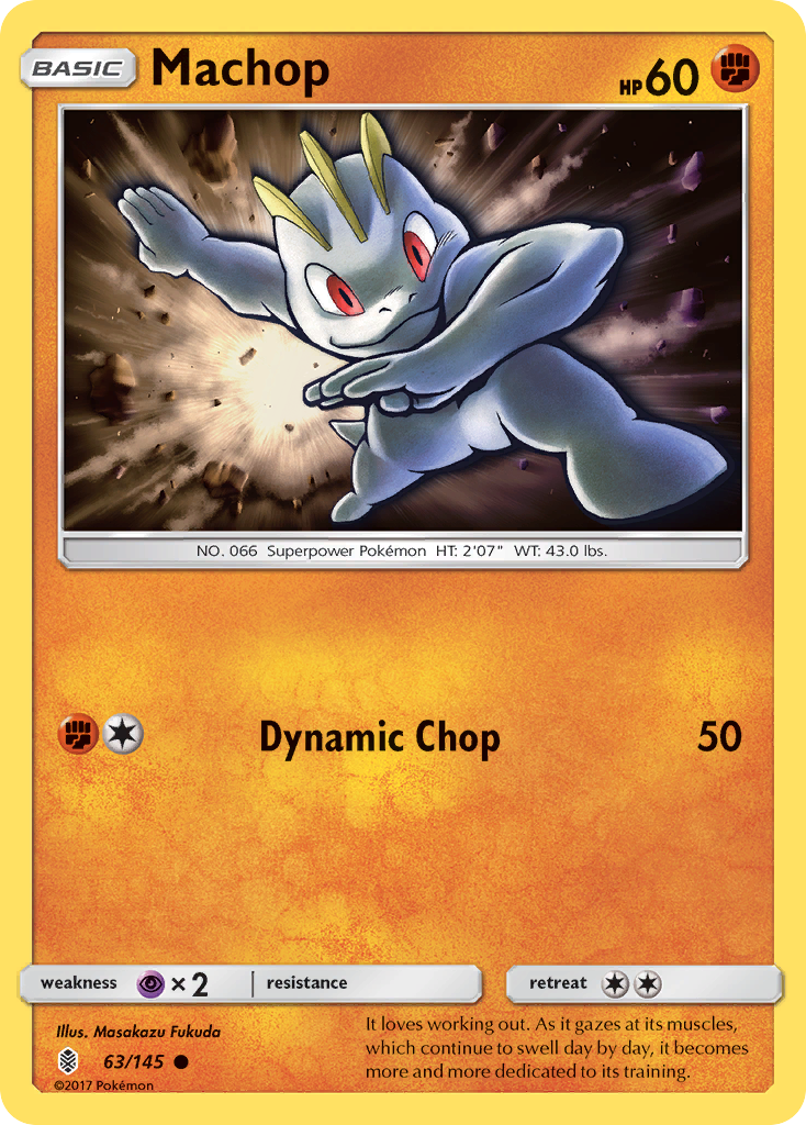Machop (63/145) [Sun & Moon: Guardians Rising] | Odin's Place