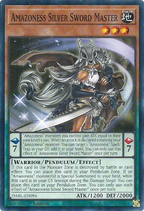 Amazoness Silver Sword Master [DABL-EN094] Common | Odin's Place