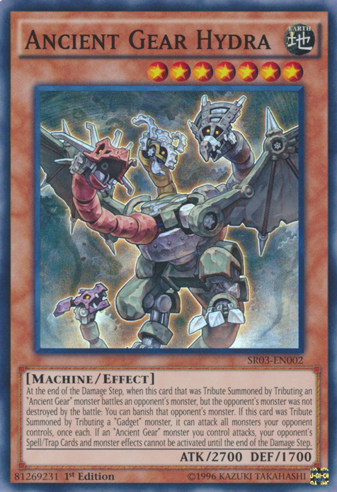 Ancient Gear Hydra [SR03-EN002] Super Rare | Odin's Place
