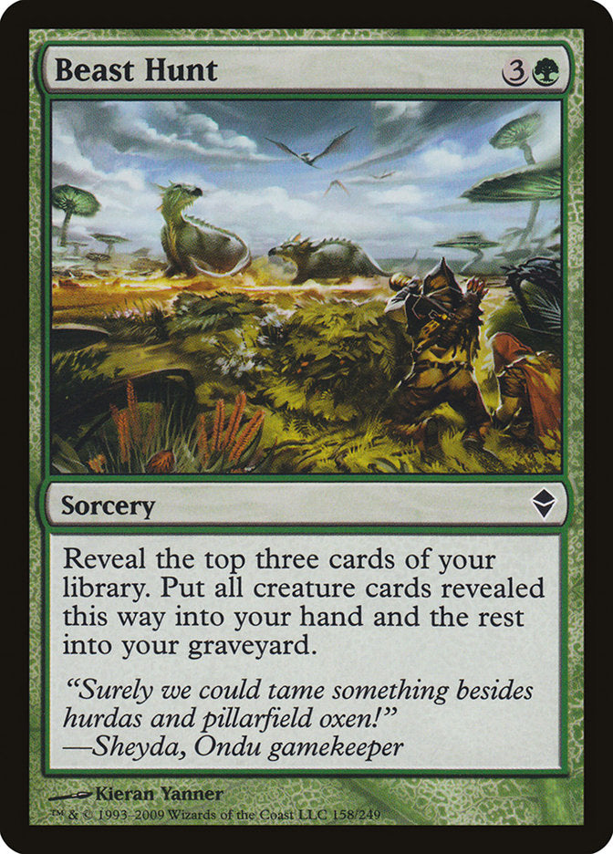 Beast Hunt (158) [Zendikar] | Odin's Place