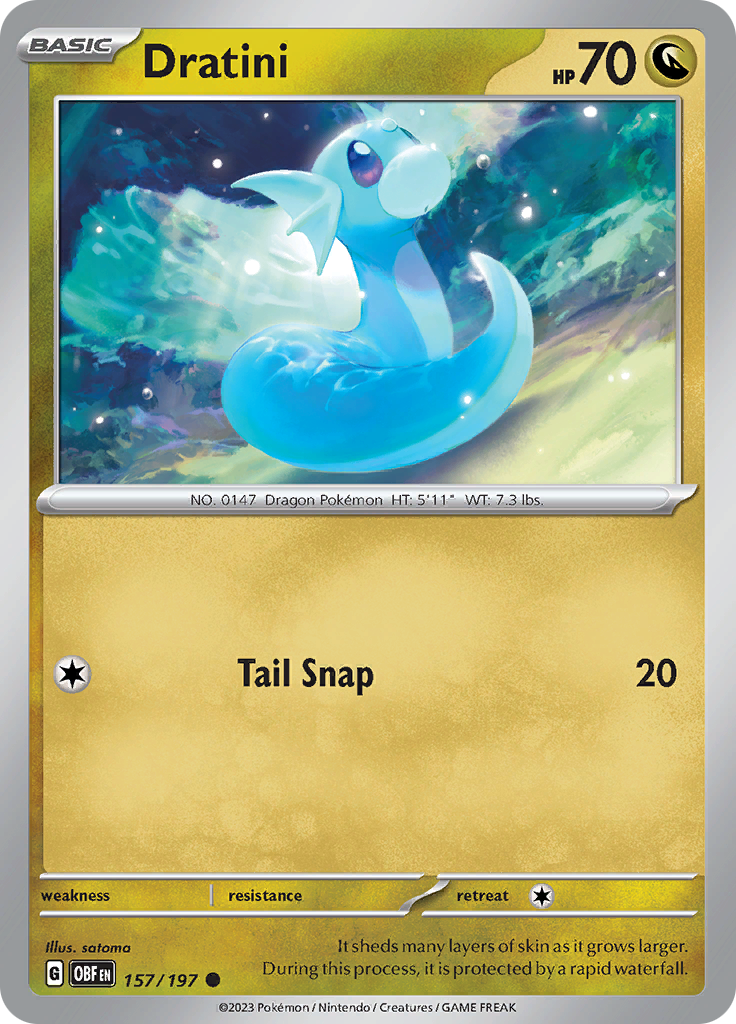 Dratini (157/197) [Scarlet & Violet: Obsidian Flames] | Odin's Place