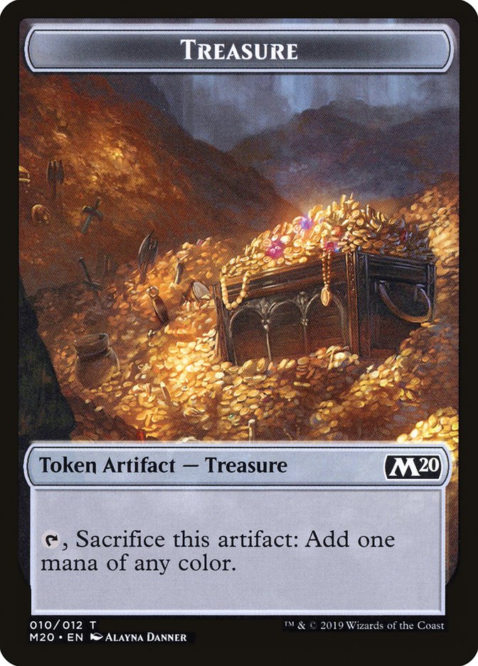 Treasure Token [Core Set 2020 Tokens] | Odin's Place