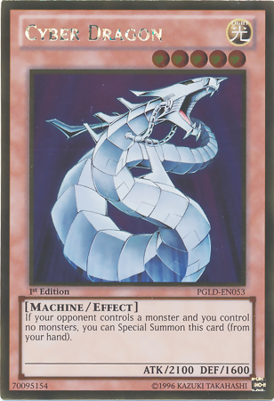 Cyber Dragon [PGLD-EN053] Gold Rare | Odin's Place