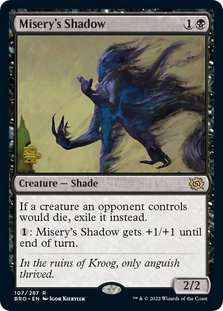 Misery's Shadow [The Brothers' War Prerelease Promos] | Odin's Place