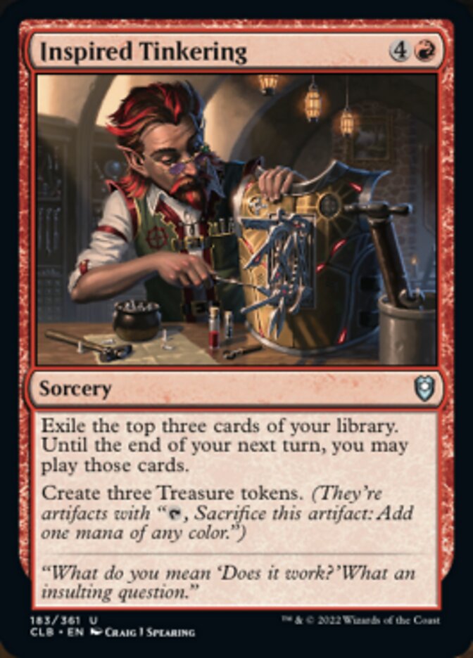 Inspired Tinkering [Commander Legends: Battle for Baldur's Gate] | Odin's Place