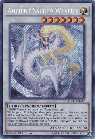 Ancient Sacred Wyvern [LC5D-EN239] Secret Rare | Odin's Place