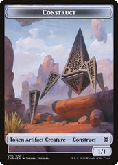 Cat // Construct Double-Sided Token [Zendikar Rising Tokens] | Odin's Place