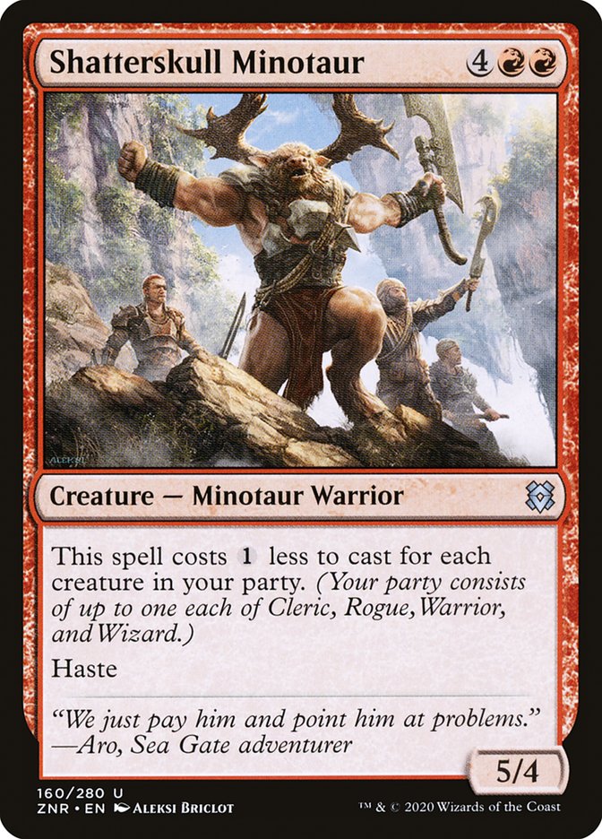 Shatterskull Minotaur [Zendikar Rising] | Odin's Place